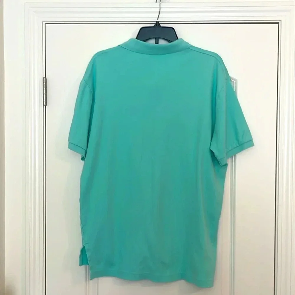 Polo Ralph Lauren 100% Cotton Mint Green Polo Size Large